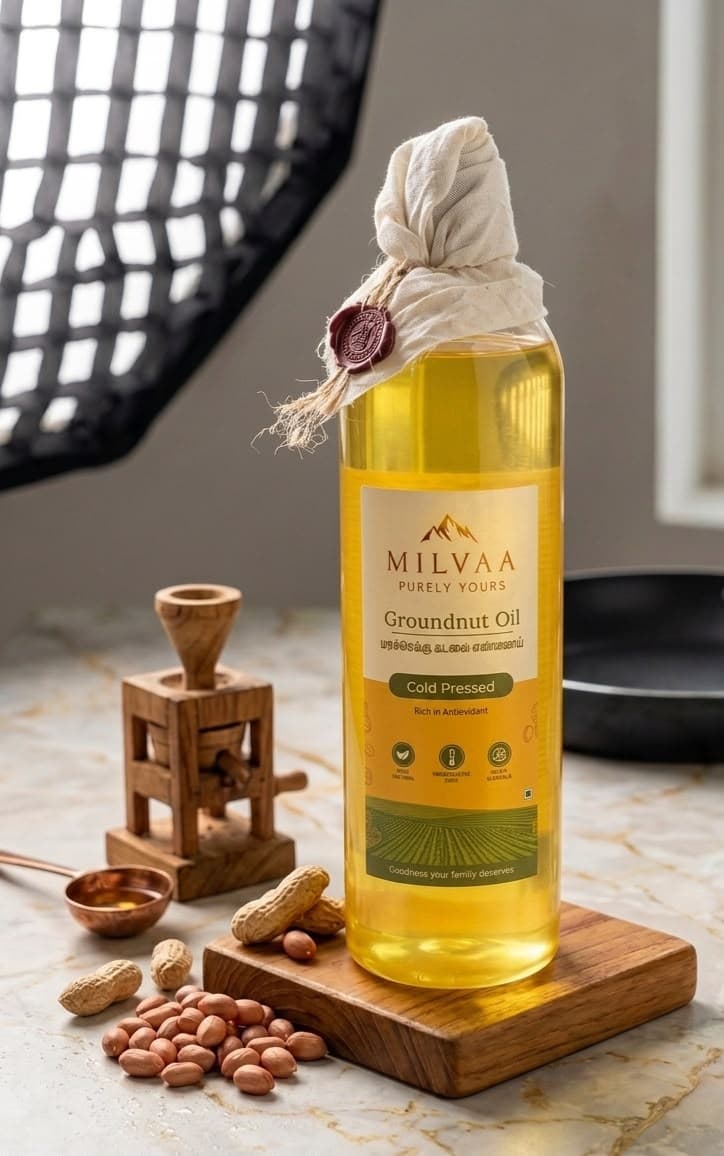 Cold-Pressed Groundnut Oil